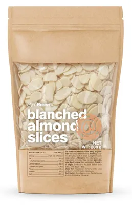 Obrázek produktu pro GymBeam – blanšírované mandlové plátky, 200 g