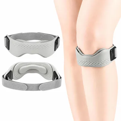 Produktbild von INF Verstellbare Patella Kniebandage für Laufen & Radfahren - 2er Pack Grau
