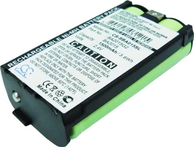 Zdjęcie produktu dla TECHTEK Bateria kompatybilny z [Sennheiser] 2015FM, EK1038, G2 zastępuje BA2015, kompatybilny z BA2015G2