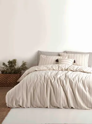 Produktbild von L'Essentiel Linge de Maison, Tommy Light, Ranforce Einzelbettbezug-Set (FR), Weiß, 100 % BAUMWOLLE RANFORCE, 140 x 200 cm