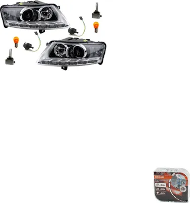 Produktbild von Johns, Scheinwerfer + Osram Night Breaker Laser passend für Audi A6 4F Links & Rechts 4F0941029CP 4F0941029BP 4F0941029EP 4F0941029FD 4F0941030CP 4F09