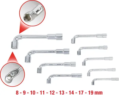 Immagine prodotto di KS TOOLS Set di chiavi a bussola 517.0450 Acciaio al cromo-vanadio 1550g