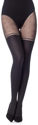 Produktbild von Merry Style Damen Strumpfhose MS 408 60DEN (Schwarz-404, L (40-44)) .