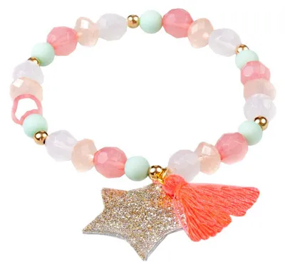 Image de Bracelet Sassy Tassy - Orange/Menthe