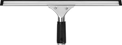 Imagen del producto de Limpiacristales de silicona, 45 cm, acero inoxidable, para una limpieza sin rayas