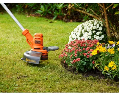 Obrázek produktu pro Black & Decker BESTA530CM-QS, Strunový vyžínač, Rukojeť ve tvaru D, 1,6 mm, 7500 ot/min, Černá, Oranžová, 30 cm