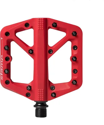 Produktbild von Crankbrothers Stamp 1 Platform Pedale Large rot