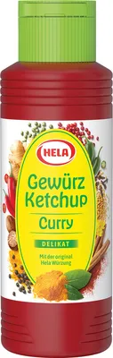 Obrázek produktu pro Hela koření kečup kari jemný se zeleným víčkem 300ml
