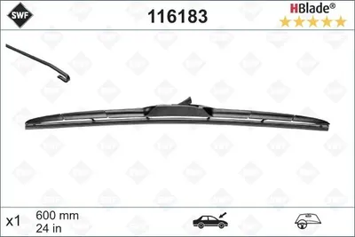 Obrázok produktu pre Stieracie lišty SWF H-Blade | Stieracia lišta H-BLADE 600MM
