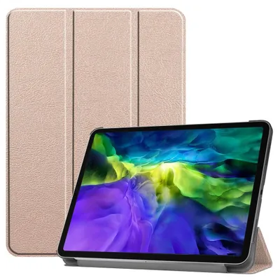 Produktbild von iPad Pro 11 Hülle - Tri-Fold Ständer Klapphülle mit Schlaf/Wach-Funktion - Gold