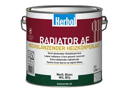Produktbild von Herbol Radiator AF 2,5L weiss Heizungslack Heizkörperlack