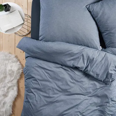 Produktbild von Estella Atelier Mako-Interlock-Jersey TAKOMA Kissenbezug einzeln Farbe taube Größe 80x80 cm