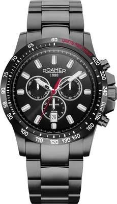 Produktbild von Roamer Herren Uhr Chronograph Quarz 861837 44 55 20 Rimini Edelstahl