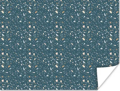 Produktbild von MuchoWow® Poster Textur - Terazzo - Muster 120x90 cm - Wandbild