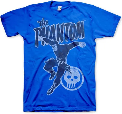Produktbild von Phantom Jump Distressed T-Shirt - Medium - Blue