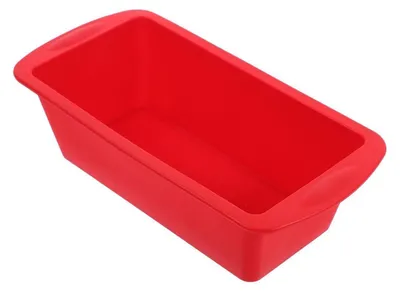 Immagine prodotto di Stampo in silicone antiaderente, riutilizzabile, dimensioni 19,5 x 9,5 x 5,5 cm, ideale per pane in cassetta e pane integrale