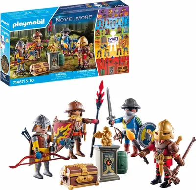 Image de PLAYMOBIL Novelmore My Figures : Chevaliers, 5 an(s), Multicolore, ...