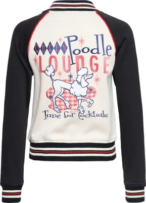 Produktbild von Queen Kerosin College Jacke - Poodle Schwarz XL