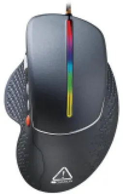 Zdjęcie produktu dla Canyon Apstar, Po prawej stronie, Optyczny, USB Typu-A, 6400 DPI, Czarny, Pomarańczowy