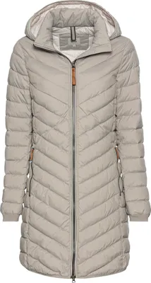 Produktbild von Camel Active - Damen Steppmantel mit Fischgrat-Muster (310490-4R48), Größe:38, Farbe:Light Sage (30)