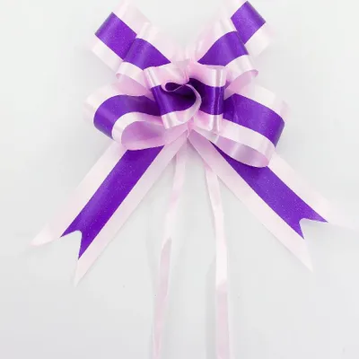 Produktbild von Oblique Unique 10 Geschenkschleifen mit Geschenkbändern Deko Schleifen - lila