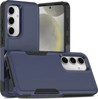 Immagine prodotto di Custodia per Samsung Galaxy S25/S24 - Cover posteriore Phonesta ImpactShield - Blu scuro