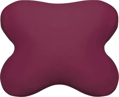 Productafbeelding van Famanu kussenhoes voor vlinderkussens – 60 x 50 cm – 100% katoen, bordeauxrood