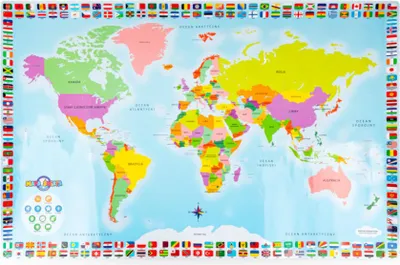 Immagine prodotto di Mappa del mondo interattiva / Dumel