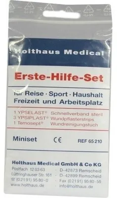 Productafbeelding van Holthaus EHBO-miniset - 5-delig | Verpakking (1 stuk)