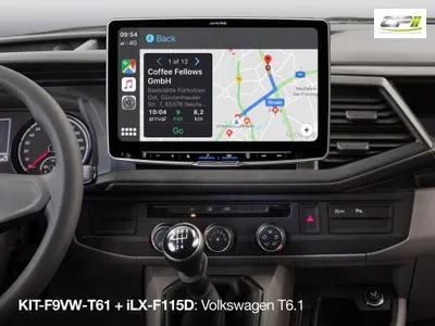Produktbild von Alpine Einbauset 1-DIN Volkswagen T6. 1 mit CAN-Interface
