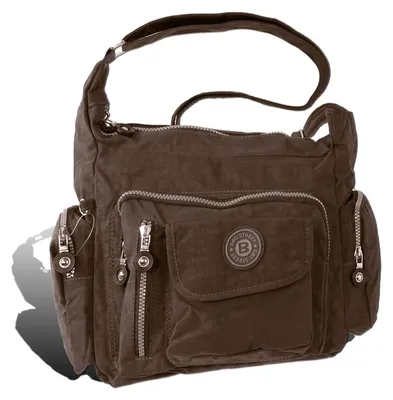 Image de Bag Street Sac à main pour femme Sac brun en nylon 30x15x22 D2OTJ204C