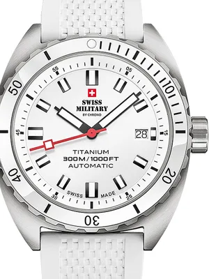 Produktbild von Swiss Military SMA34100.12 Diver Titanium Automatik Herrenuhr