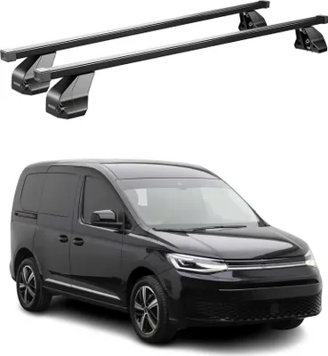 Image de Barres Transversales Menabo pour VW Caddy 2021-2024 Noir
