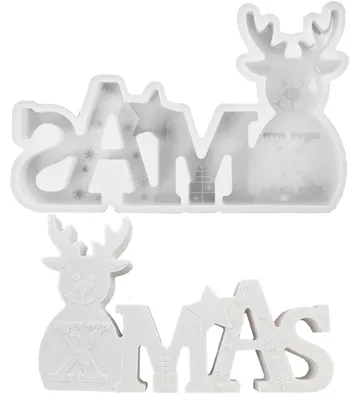 Productafbeelding van Siliconenmal voor kerstdecoratie, rendier