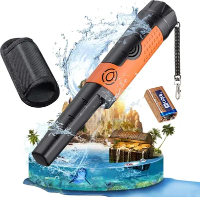 Produktbild von Pinpointer Metalldetektor für Erwachsene und Kinder - Wasserdicht und Empfindlich mit 360° Detektion