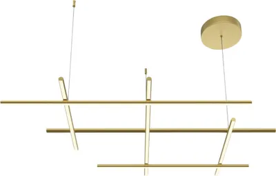 Produktbild von Hängeleuchte Gold sich kreuzende Linien Radiance LED 80W Maytoni