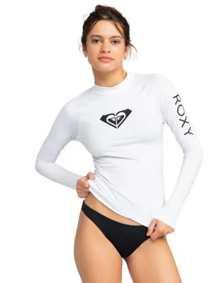 Obrázok produktu pre Roxy Elastan UV longsleeve Whole Hearted Rashguard white : L Veľkosť: L