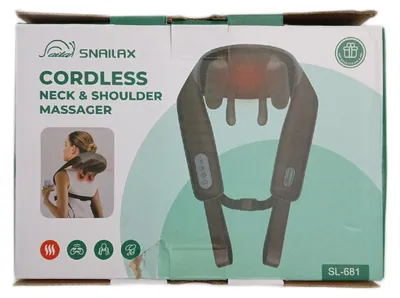 Produktbild von Snailax Verbessertes 4D Kabelloses Nackenmassagegerät Elektrisches Wärme Bodyentspannung