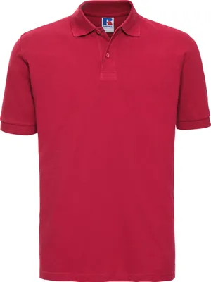 Productafbeelding van Russell Herren Polo-shirt, korte mouwen, model BC567 (maat S) (rood)