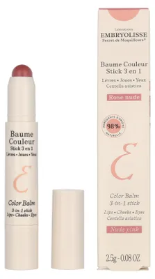 Image de Stick 3-en-1 Color Blam d'Embryolisse, teinte Nude Pink