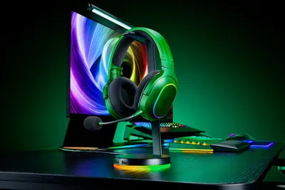 Obrázek produktu pro Razer Barracuda X Chroma, Bezdrátový, Hraní, 20 - 20000 Hz, 285 g, Sluchátka s mikrofonem, Zelená
