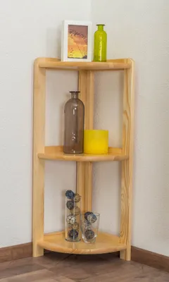 Produktbild von Holzeckregal natur