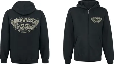 Produktbild von Rockwasser – Totenkopf, Zipper