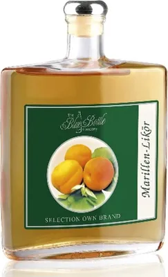 Produktbild von The Blue Bottle Company Marillen-Likör, 18% Vol. 0,5 l