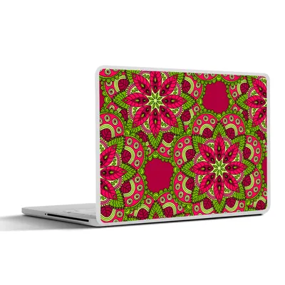 Obrázek produktu pro Nálepka na notebook - 12,3 palce - Hippie - Mandala - Květiny - Design