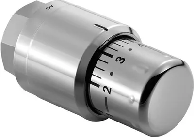 Produktbild von Kermi Thermostatkopf Edelstahl