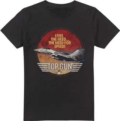 Produktbild von Top Gun - "Fighter" T-Shirt für Herren TV6830 (S) (Schwarz)