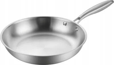Produktbild von Edenberg Edelstahlpfanne 30cm Induktion Gas rostfrei