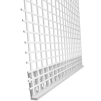 Produktbild von 50x 6mm Abschlussprofil PVC mit Gewebe je 2m Übergangsprofil Ausgleichsprofil