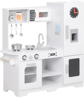 Obrázek produktu pro Hrací kuchyňka, dřevěný materiál, věk 3-6 let, BÍLÁ